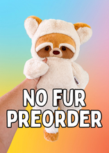 Load image into Gallery viewer, NO FUR Blonde Raccoon Preorder