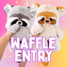 Load image into Gallery viewer, Medium RaccoonWaffle Entry