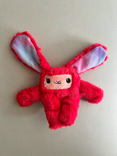 Load image into Gallery viewer, Watermelon red tie dye ears bunny