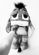 Load image into Gallery viewer, Gray version Eeyore OOAK w/larger eyes
