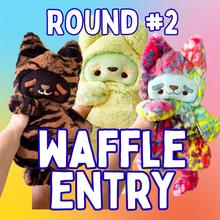 Load image into Gallery viewer, ROUND 2 Medium Cat/Bear Waffle Entry
