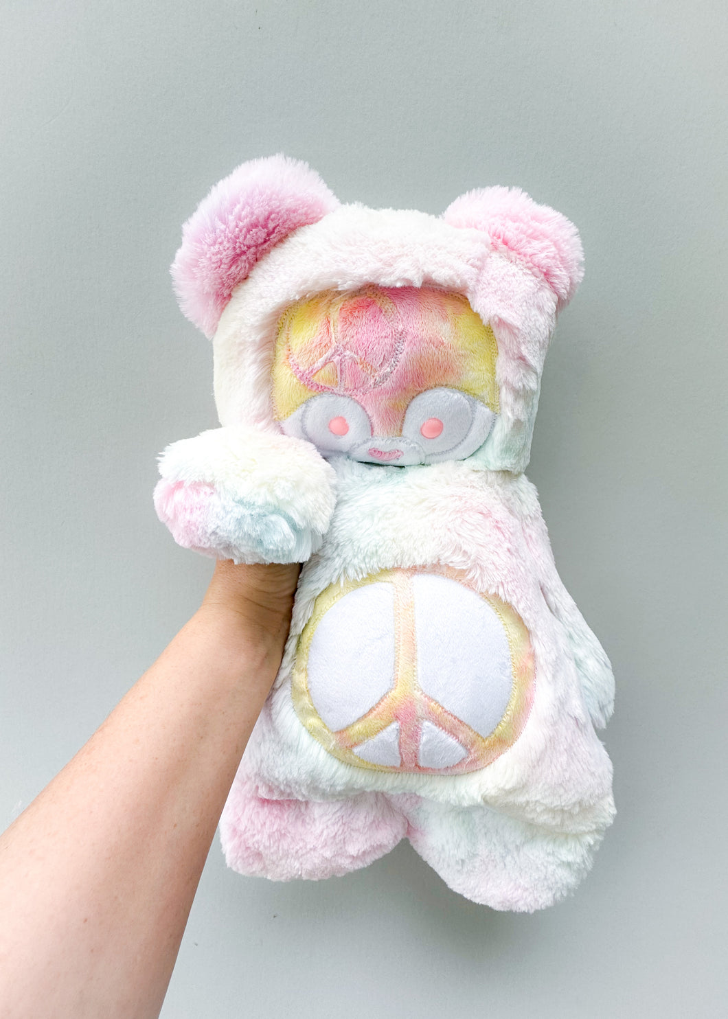 Pink Peace Bear