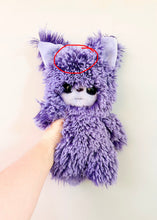Load image into Gallery viewer, Medium Bright Purple Shaggy Wolf
