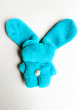 Load image into Gallery viewer, Small Teal and rainbow bunny
