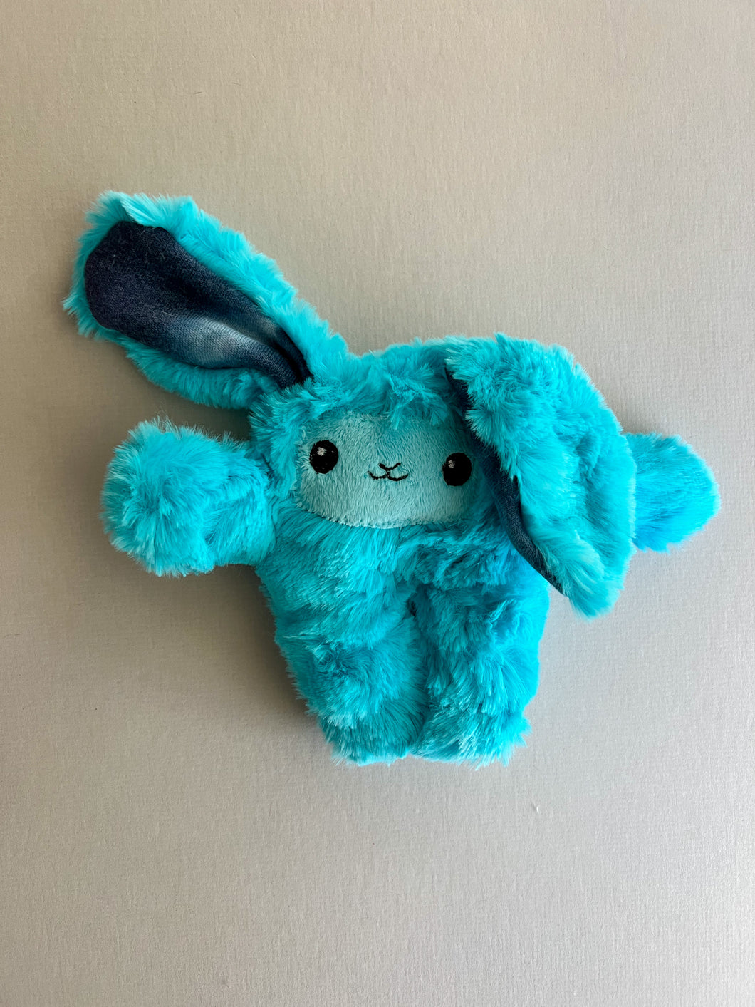 Bright blue bunny